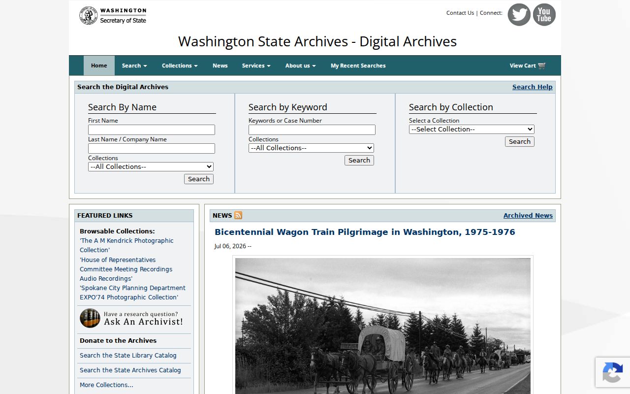 North Lynnwood public records Digital Archives search